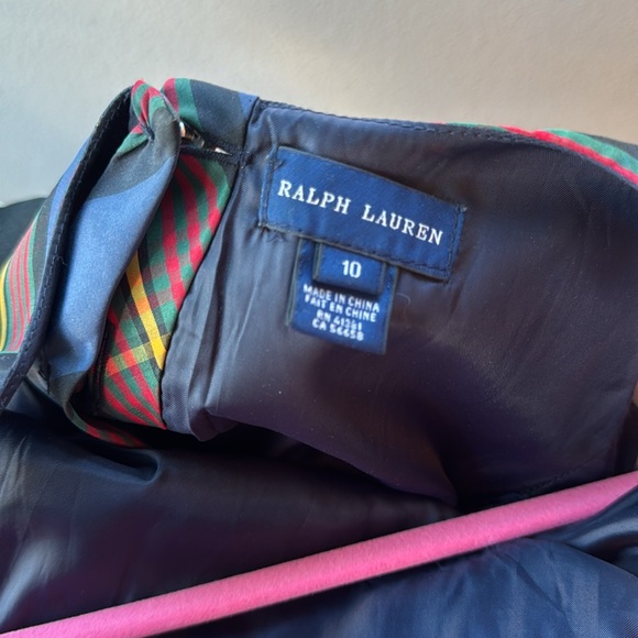 Ralph Lauren girls tartan Christmas holiday dress gown formal EUC!! Size 10 yrs - Picture 6 of 6